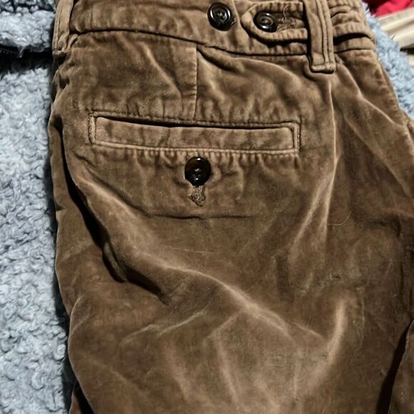 Gap velvet khaki low rise Bermuda shorts with trouser pockets - size 2 - Picture 6 of 6